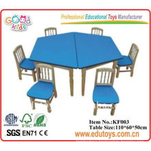 Kindergarten furniture--preschool table and chairs